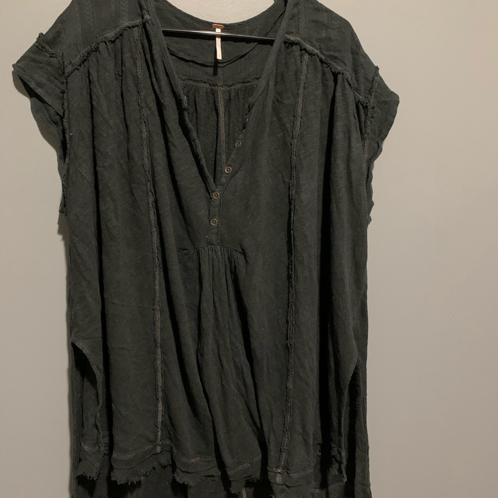 Floppy short sleeved Free People top